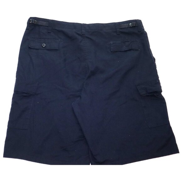 VF Imagewear Navy Cargo Shorts XL Utility Pockets Adjustable Workcore Aesthetic - Picture 2 of 8